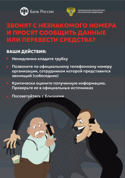 Осторожно! Мошенники! Ваши действия при звонке мошенников..
